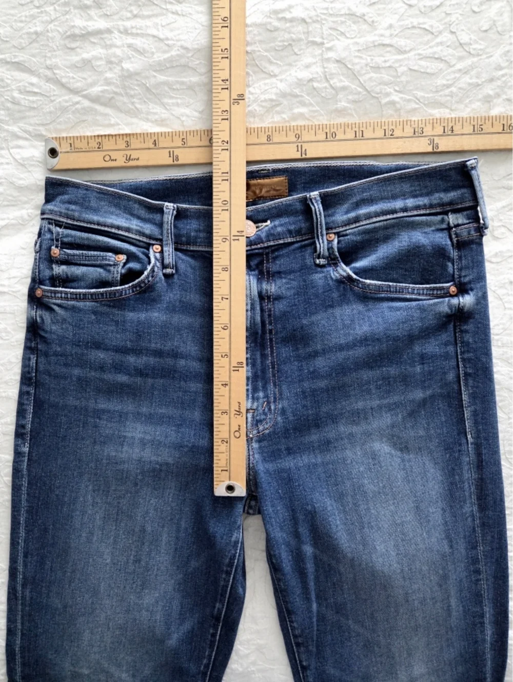 MOTHER The Outsider Ankle Jeans, Walking On Coals Wash, Size 30 - Picture 10 of 16